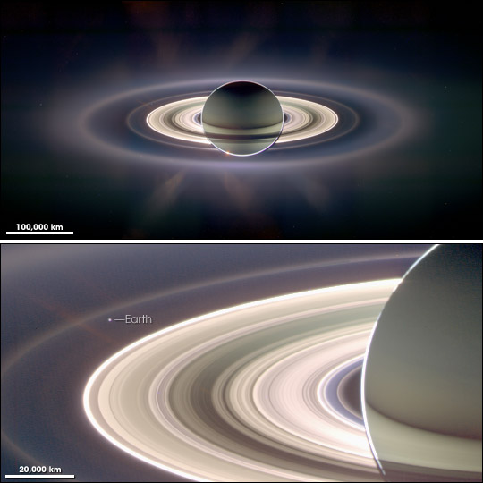 The stunning saturn rings are real 